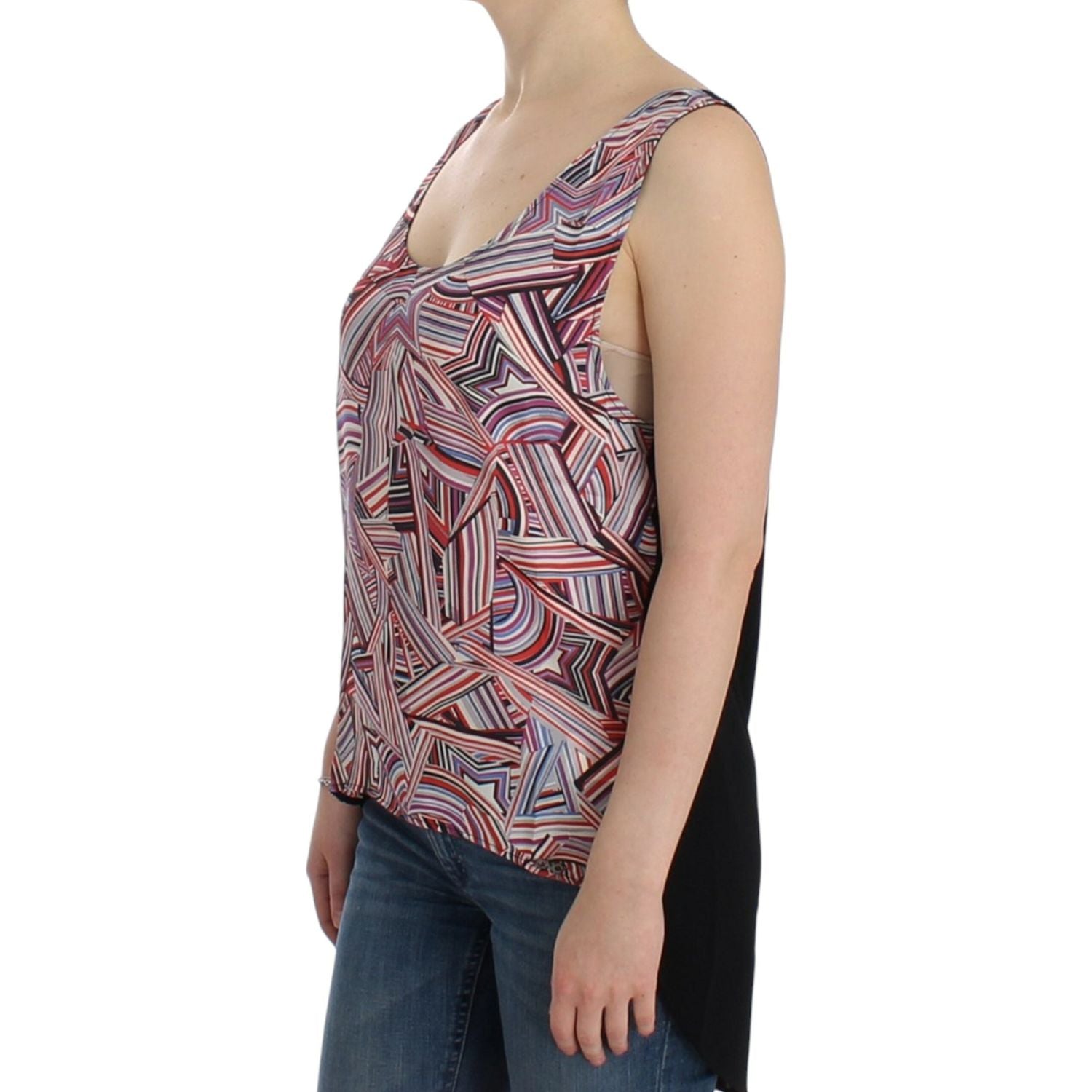 Costume National Multicolor sleeveless top