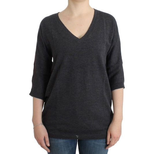 Costume National Gray short sleeved sweater SIG12048-2