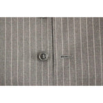 Dolce & Gabbana Gray Striped Wool Single Breasted Vest GSS12012-1