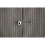Dolce & Gabbana Black Striped Wool Single Breasted Vest GSS12010-1