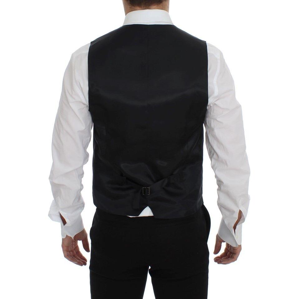 سترة أنيقة من مزيج الصوف باللون الرمادي من دولتشي آند غابانا