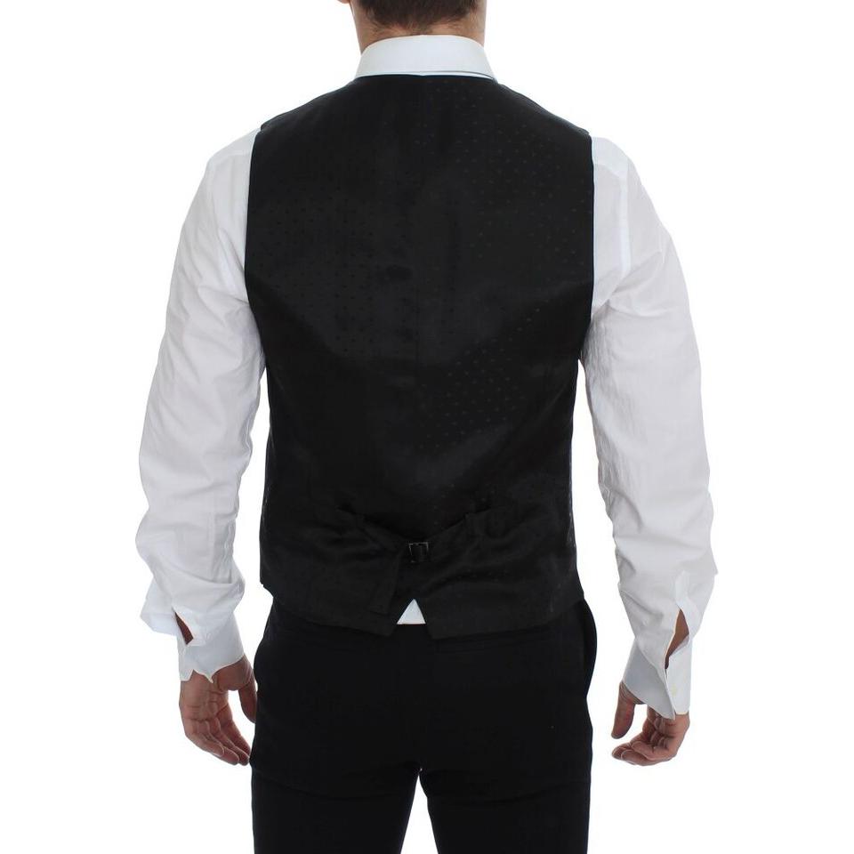 سترة رسمية أنيقة من الصوف باللون الرمادي من دولتشي آند غابانا