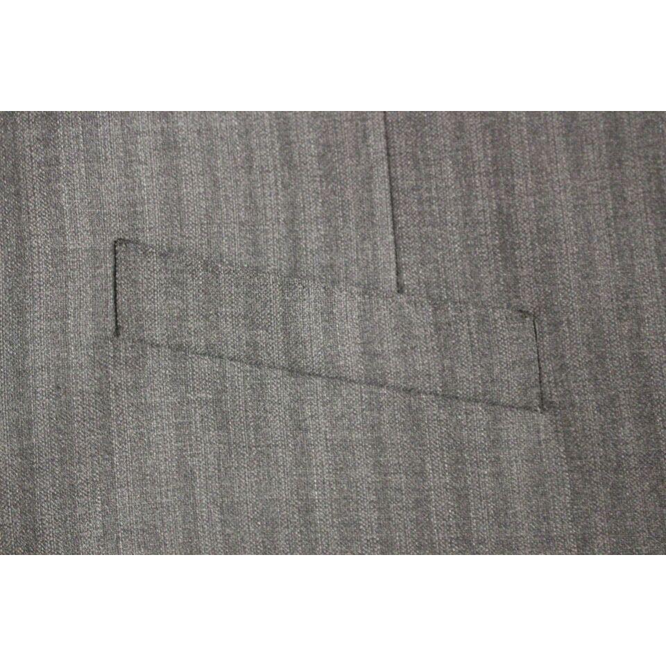 Dolce & Gabbana Gray Striped Wool Single Breasted Vest GSS12007-1