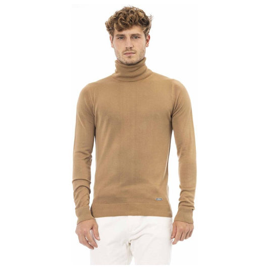 Baldinini Trend Beige Modal Men Sweater BA-23674-IT50 | L