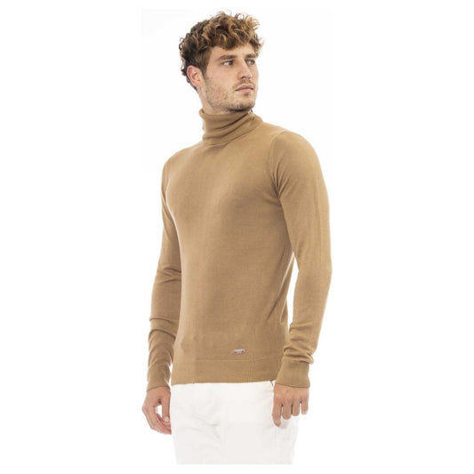 Baldinini Trend Beige Modal Men Sweater BA-23674-IT50 | L