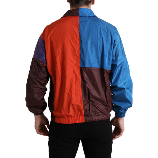 Dolce & Gabbana Multicolor Color Windbreaker Jacket JKT3753-48