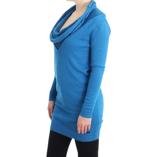 Costume National Blue scoopneck sweater SIG11549-1