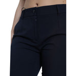 Dolce & Gabbana Blue Mid Waist Tapered Cropped Pants PAN74977-42