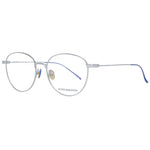 Scotch & Soda Silver Women Glasses Frame, round metal full-rim design with demo lenses, 52-16-135 dimensions, stylish eyewear.