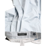 Dolce & Gabbana Sky Blue Cotton Stretch Skinny Pants PAN74891-54