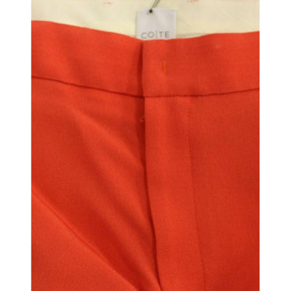 CO|TE Orange boyfriend stretch pants