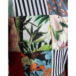 Dolce & Gabbana Multicolor Floral Patchwork Shift Mini Dress DR281002-46
