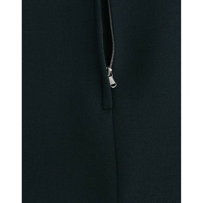 Dolce & Gabbana Green 3/4 sleeve wool blouse