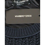 Dolce & Gabbana Blue Runway Netz Pullover Netted Sweater GTH10687-2