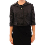 Dolce & Gabbana Black Short Bolero Shrug Jacket Coat GSS11369-1