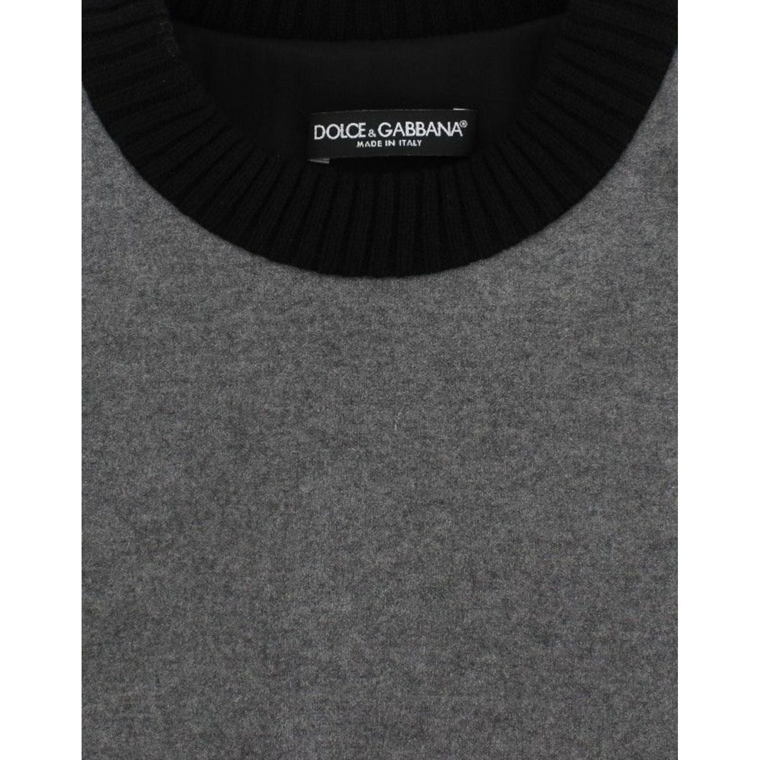 سترة أنيقة من الدانتيل من مزيج الكشمير الرمادي من دولتشي آند غابانا