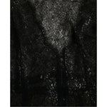 Dolce & Gabbana Black Floral Lace Sheer A-line Midi Dress DR281116-48