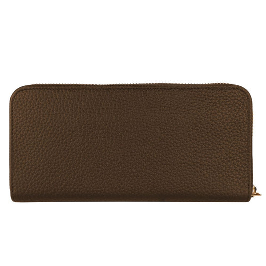 Baldinini Trend Exquisite Leather Zip Wallet in Brown BA-12281