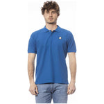 Invicta Blue Cotton Men Polo Shirt IN-24054-S