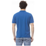 Invicta Blue Cotton Men Polo Shirt IN-24054-S