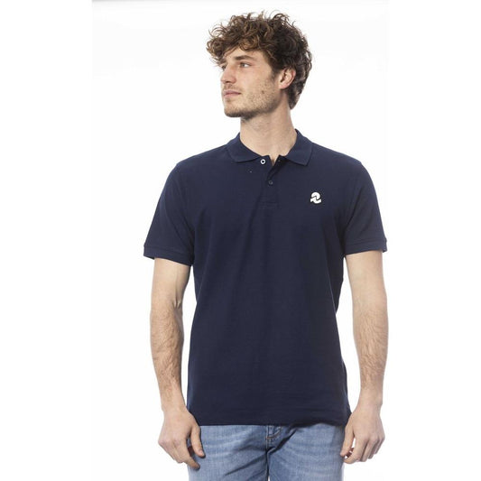 Invicta Blue Cotton Men's Polo Shirt IN-24051-S
