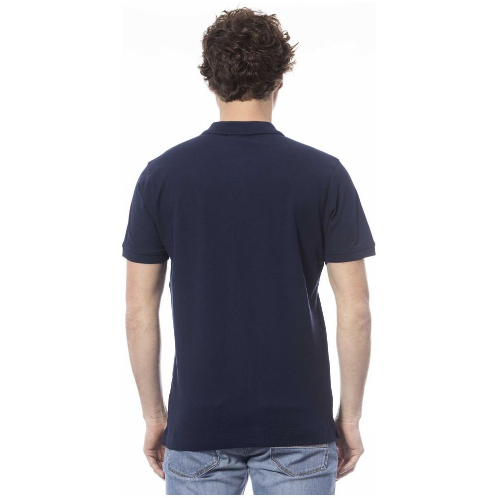 Invicta Blue Cotton Men's Polo Shirt IN-24051-S