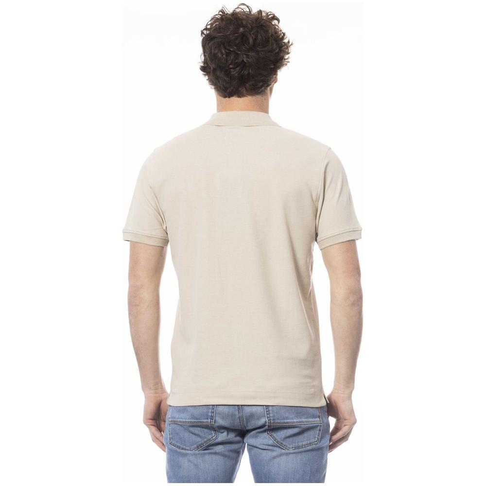 قميص بولو رجالي من القطن باللون البيج من Invicta