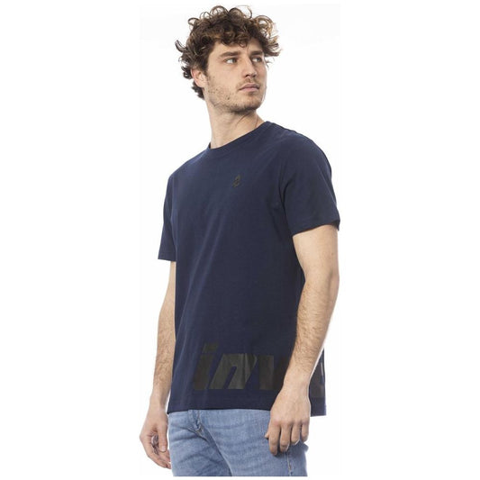 Invicta Blue Cotton Men T-Shirt IN-24036-S
