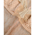 Dolce & Gabbana Beige Nylon Floral Lace Bustier Cropped Top TSH84280-40