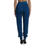 Dolce & Gabbana Blue Logo Cotton Jogger Sweatpants Pants PAN74944-40