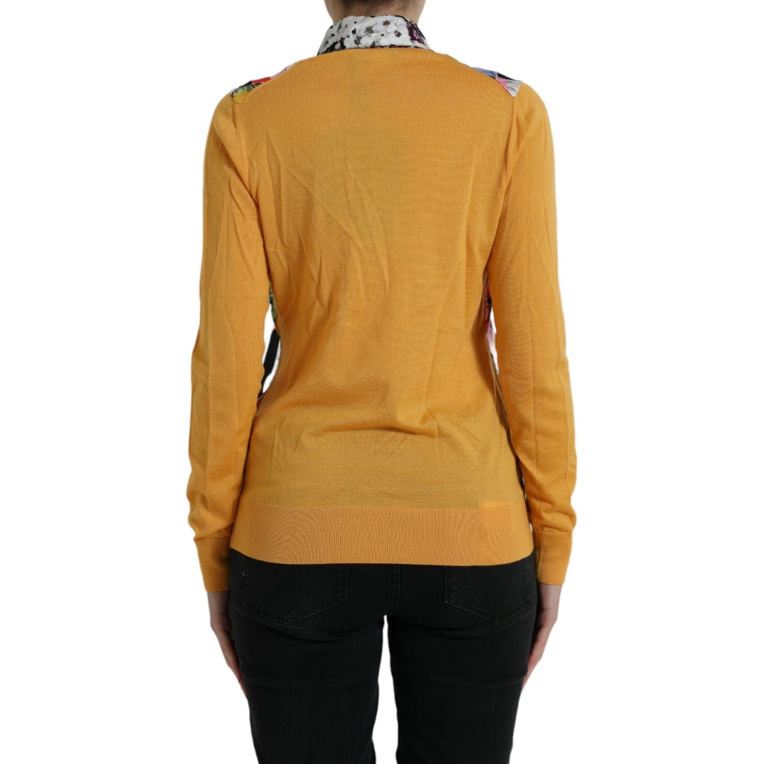 سترة هنلي من الحرير المخلوط بتصميم أنيق من دولتشي آند غابانا