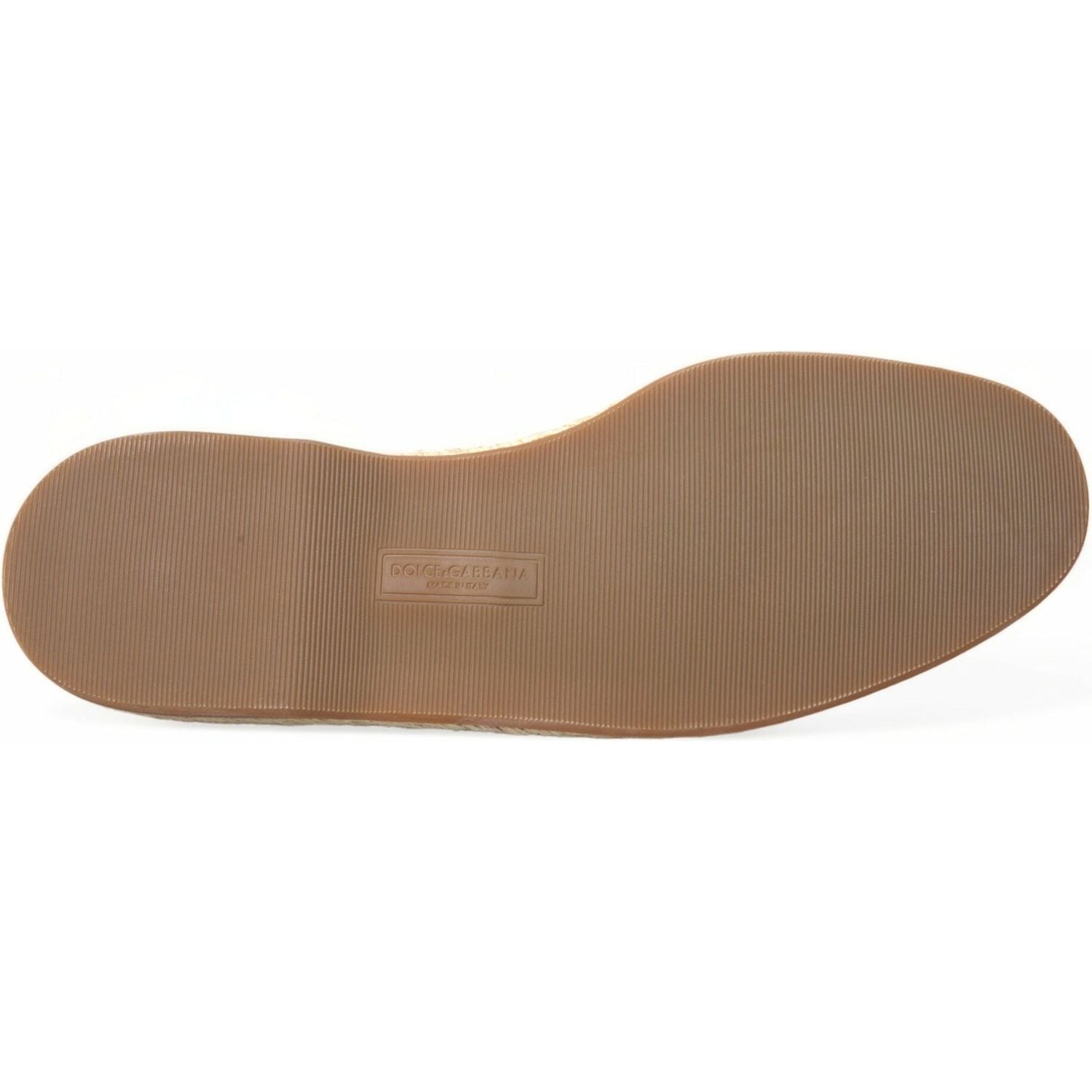 حذاء دولتشي آند غابانا الجلدي الأحمر المزين بالترتر