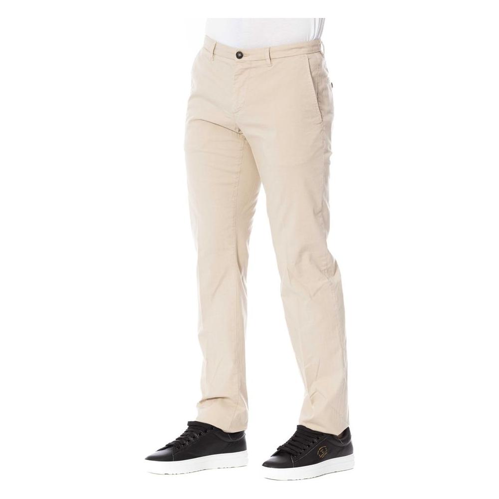 Trussardi Beige Cotton Men Trouser TR-24074-IT52 | XL