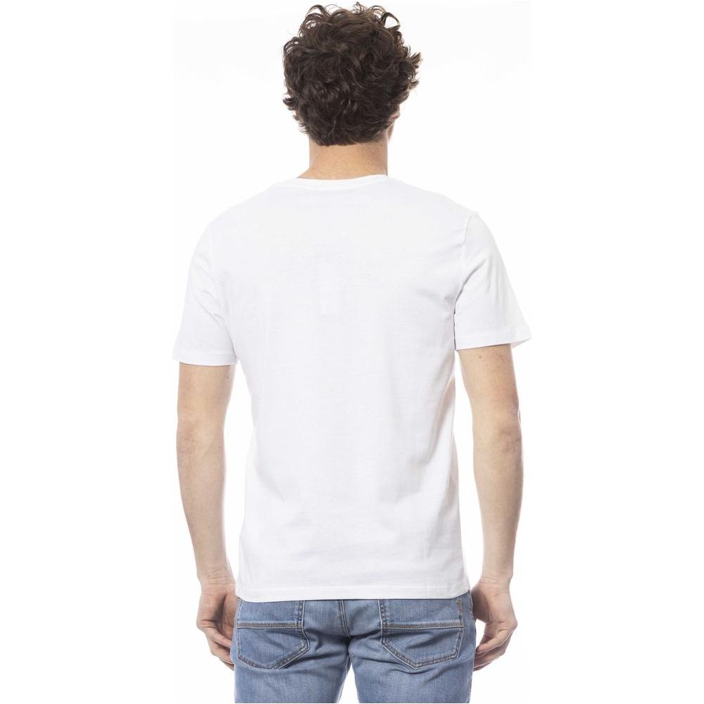 Ungaro Sport White Cotton Men T-Shirt
