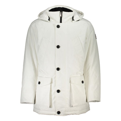 Hugo Boss White Elastane Jacket