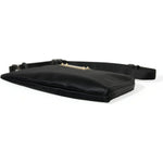 Dolce & Gabbana Black Nylon Logo Plaque Keyring Pouch Clutch Bag BAG1350