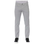 Trussardi Jeans Gray Cotton Men Jeans TR-24105-W29