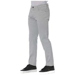 Trussardi Jeans Gray Cotton Men Jeans TR-24105-W29