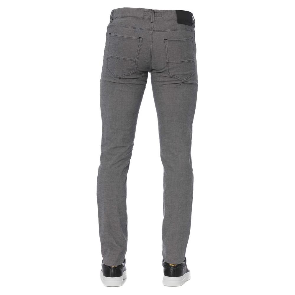 Trussardi Jeans Gray Cotton Men Pant TR-24101-W29