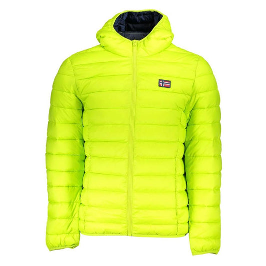 Norway 1963 Chic Green Polyamide Hooded Jacket NO-23307-M-FBB-163