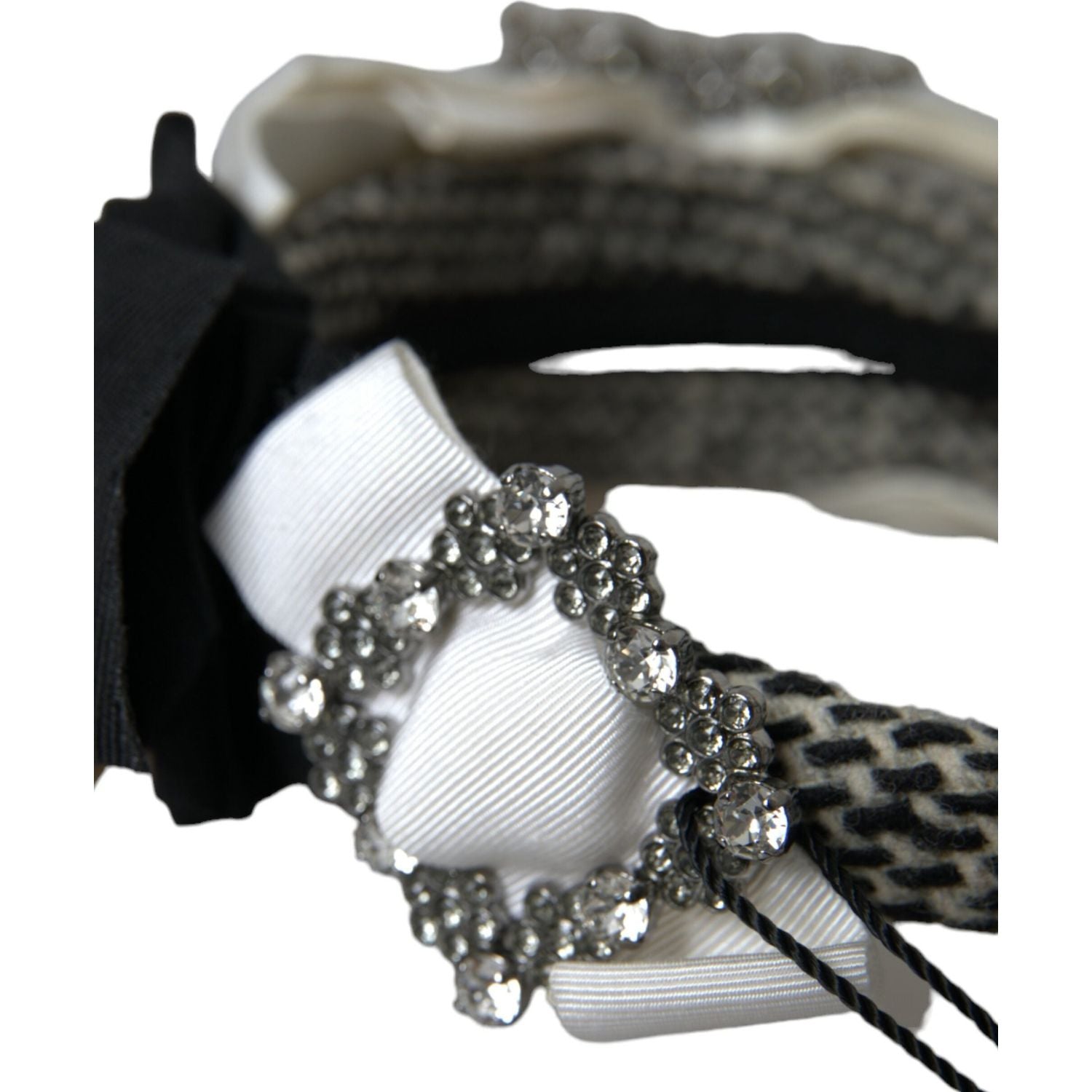 عصابة رأس نسائية مزينة بالكريستال متعدد الألوان من دولتشي آند غابانا