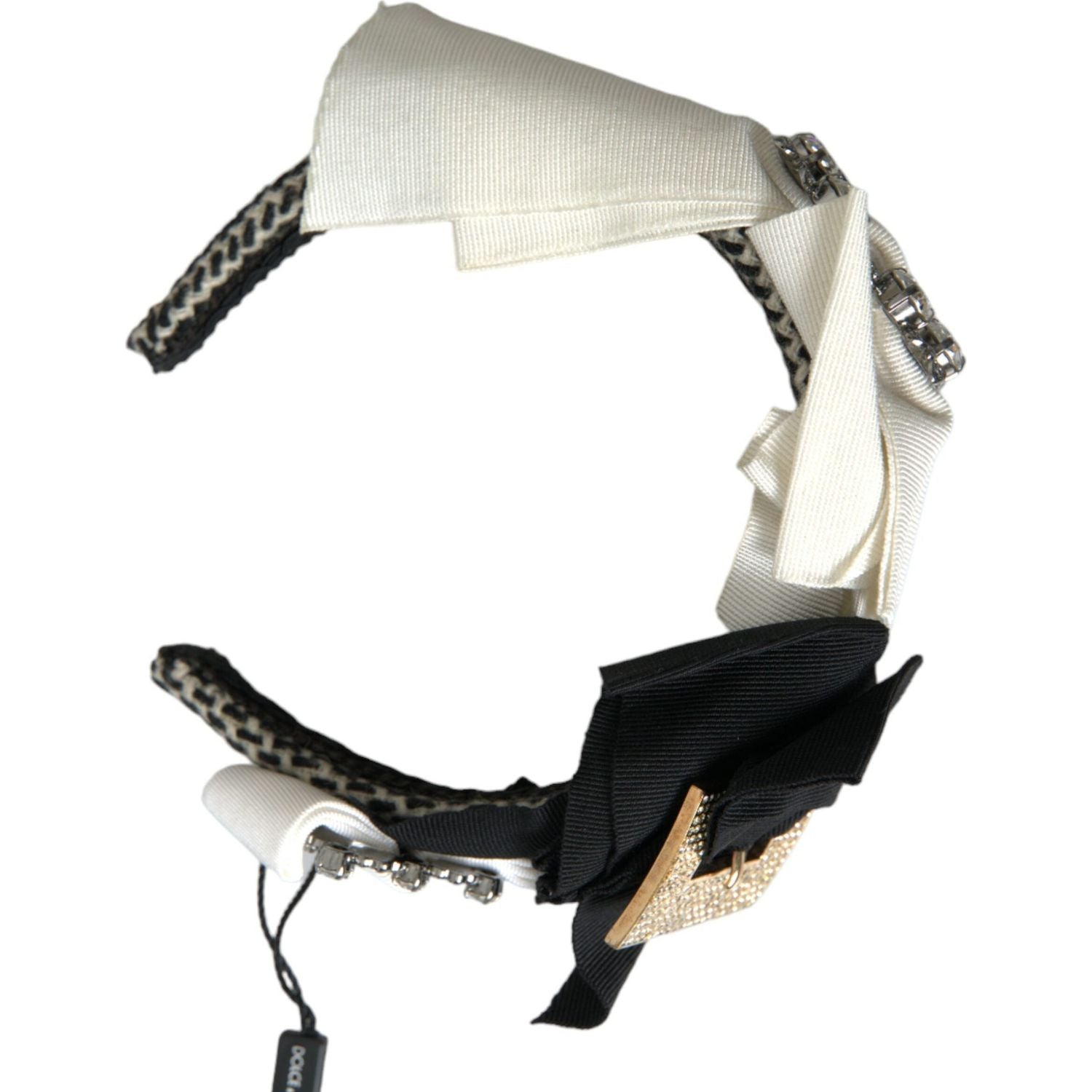 عصابة رأس نسائية مزينة بالكريستال متعدد الألوان من دولتشي آند غابانا