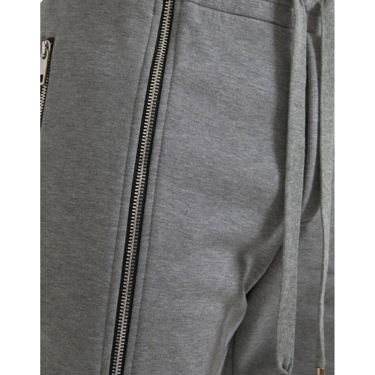 Dolce & Gabbana Gray Cotton Jogger Skinny Sweatpants Pants PAN75058#-48