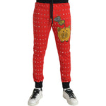 Dolce & Gabbana Red Year Of The Pig Jogger Sweatpants Pants PAN75063-48