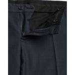 Dolce & Gabbana Blue Wool Men Skinny Dress Pants PAN75307-48