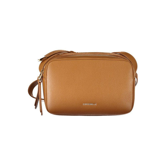 Coccinelle Brown Leather Handbag CO-29315-FBB-220