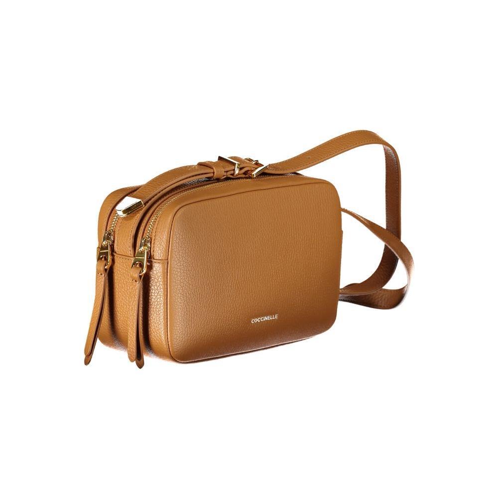 Coccinelle Brown Leather Handbag CO-29315-FBB-220