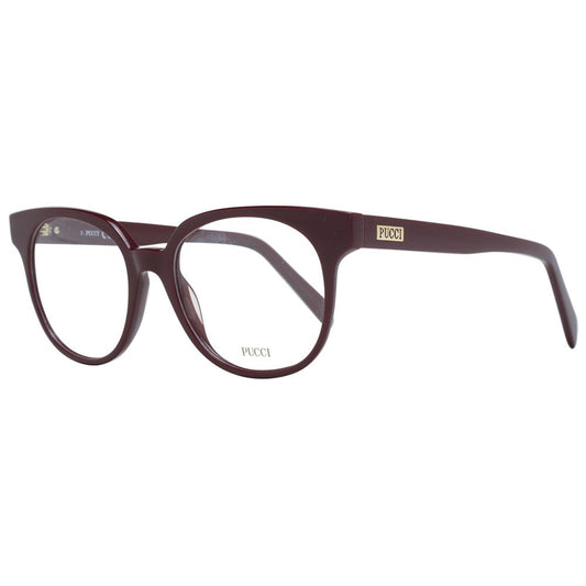 Emilio Pucci Burgundy Plastic Glasses (Frames)