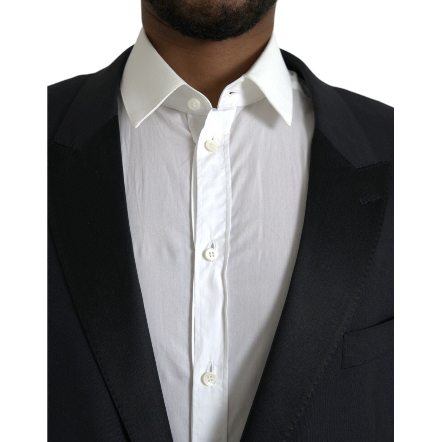 سترة مارتيني زرقاء بصدر واحد من دولتشي آند غابانا