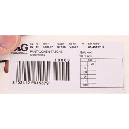 Dolce & Gabbana Green Cotton Corduroys Jeans